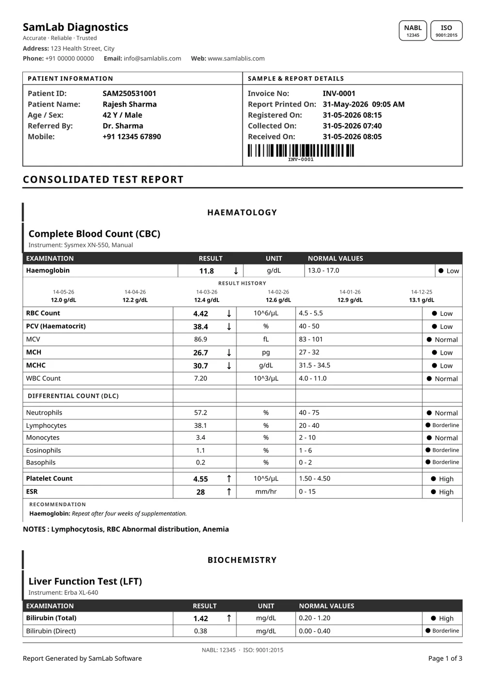 Grid 2 report, black & white print
